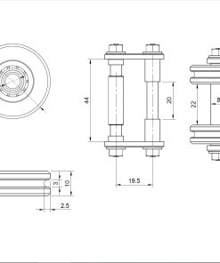 mechanical drawing of speargun muzzle